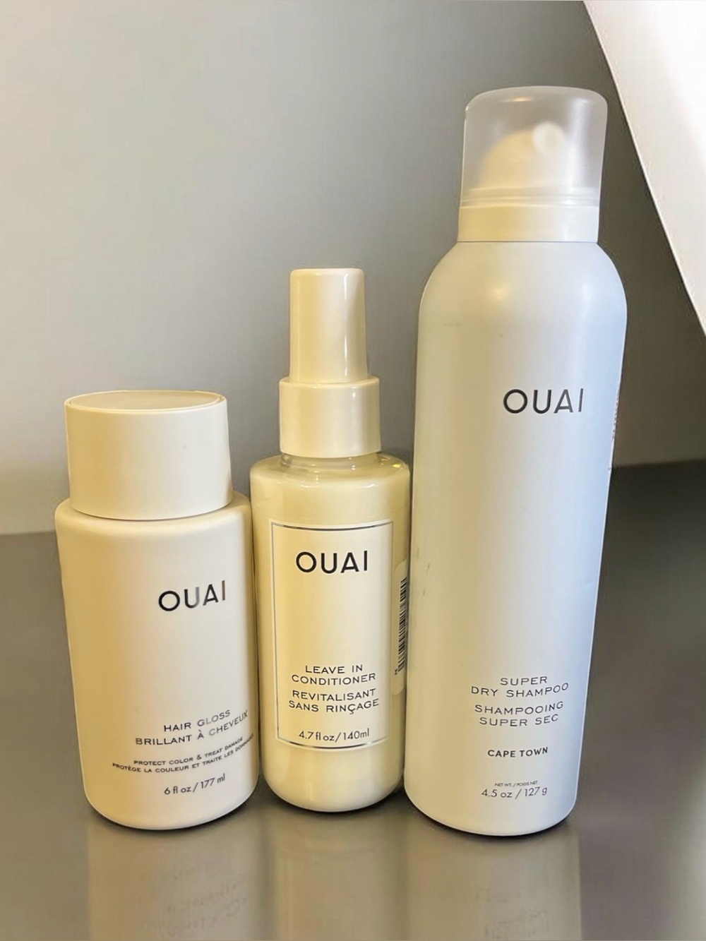 OUAI Cream Hair Care Trio